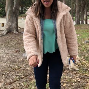 Billabong Cozy Days Sherpa Jacket sz M